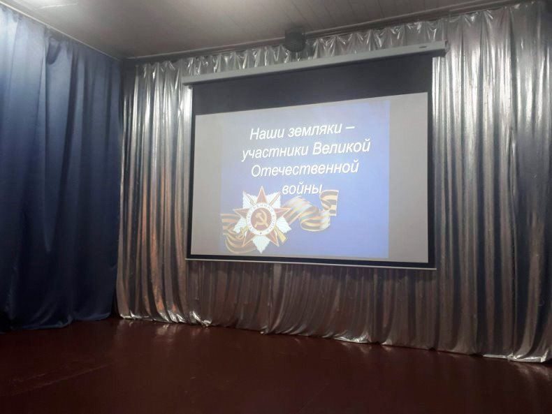 Час памяти «Наши земляки в годы Великой Отечественной войны».