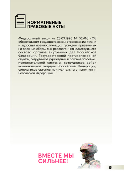 Памятка по вопросу отбора кандидатов для поступления на военную службу по контракту..
