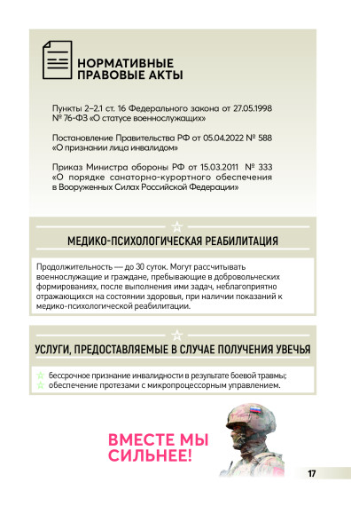 Памятка по вопросу отбора кандидатов для поступления на военную службу по контракту..