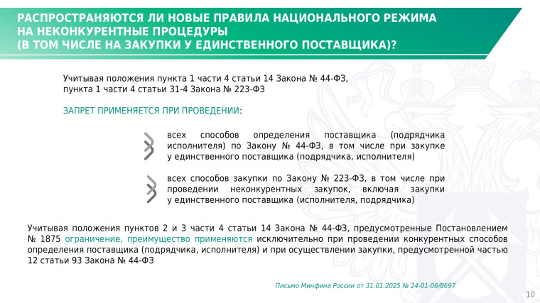 Изменения в законодательстве о контрактной системе.